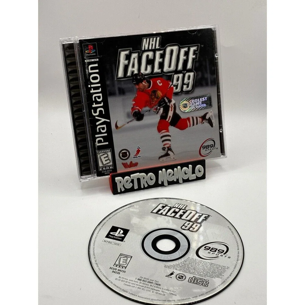 NHL FaceOff 99 (Sony PlayStation 1, 1998) Complete CIB